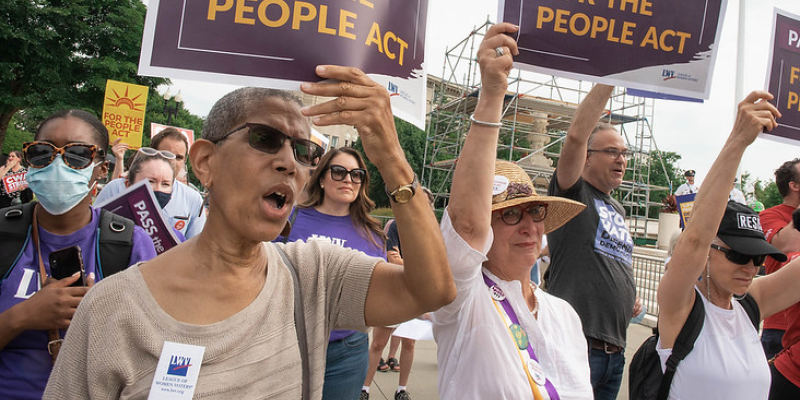 LWV march for the people