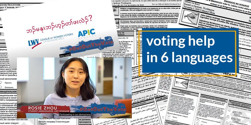 Ballot translations in 6 languages