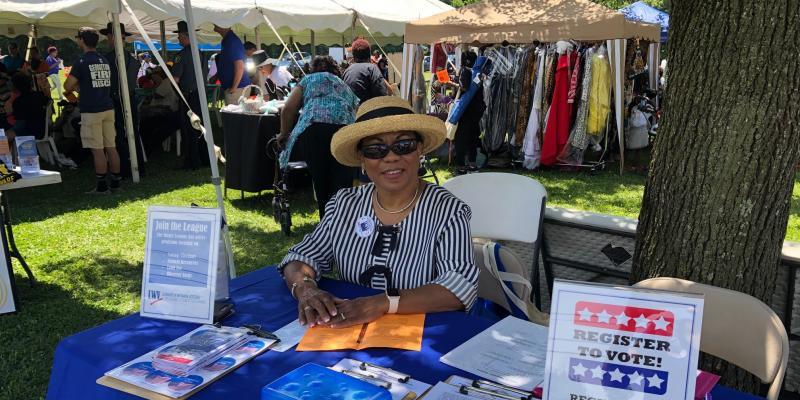 Gwen Miller, new president of the LWVSCDE