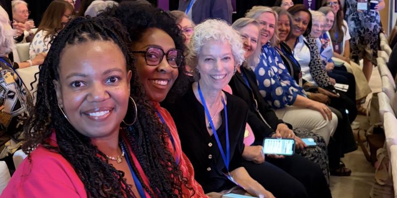 Photos of a group of women at LWVUS Convention