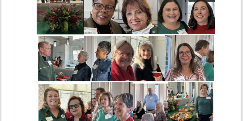 Composite photo of Dec.social event