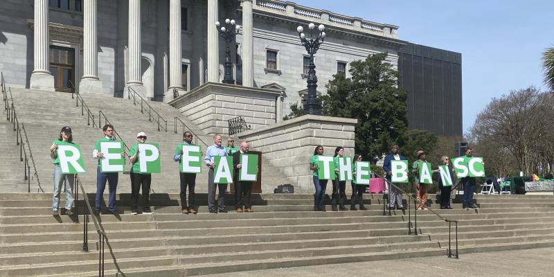 Repeal the Ban SC on State House steps