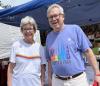 Betty and Walter, members, at Pride 2025