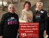 Marilyn McLeod, Jean Dugan and Sharon Schneeberger in the Missouri Capitol