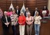 LWV accepts a proclamation by the Solano County Board of Supervisors in honor of Women's Equality Day