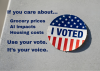Post card encourage people to vote 