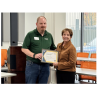 Photo of 2 people with award certificate