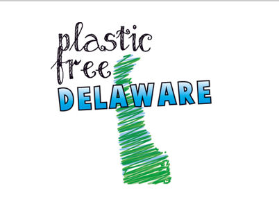logo for Plastic Free Delaware