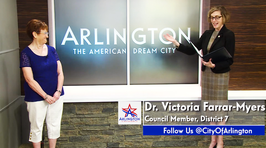 LWVTC President Peggy Hendon and Arlington City Council Member Dr. Victoria Farrar-Myers celebrate the Anniversary of the 19th Amendment LWVTC President Peggy Hendon and Arlington City Council Member Dr. Victoria Farrar-Myers celebrate the Anniversary of the 19th Amendment