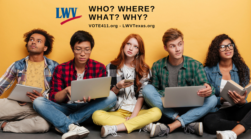 VOTE411.org Who What Where Why Young folks on computers