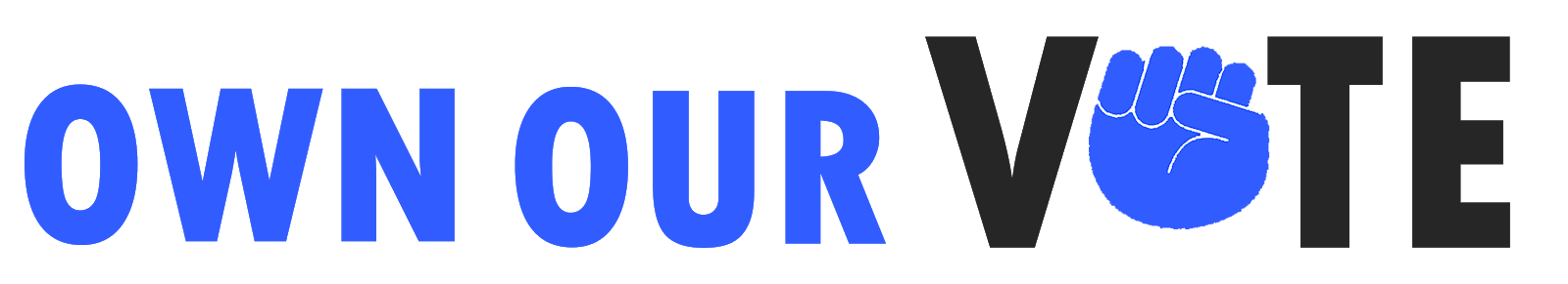 Own Our Vote graphic