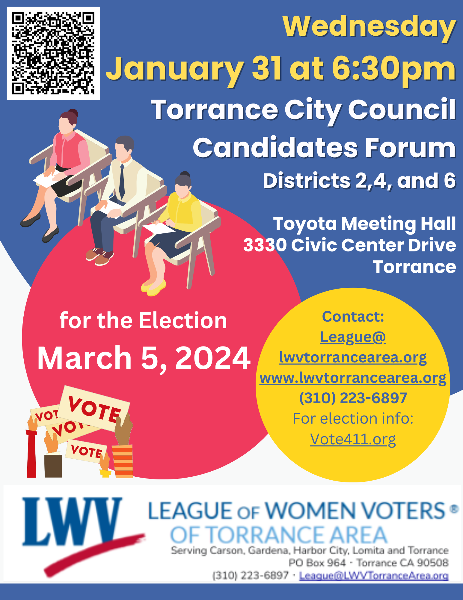 Torrance City Council Candidate Forum January 31