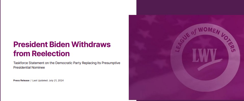 press release Biden withdraws