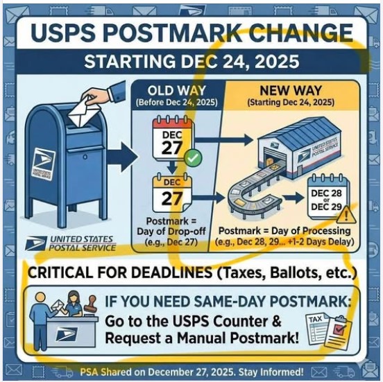 postmark date changes