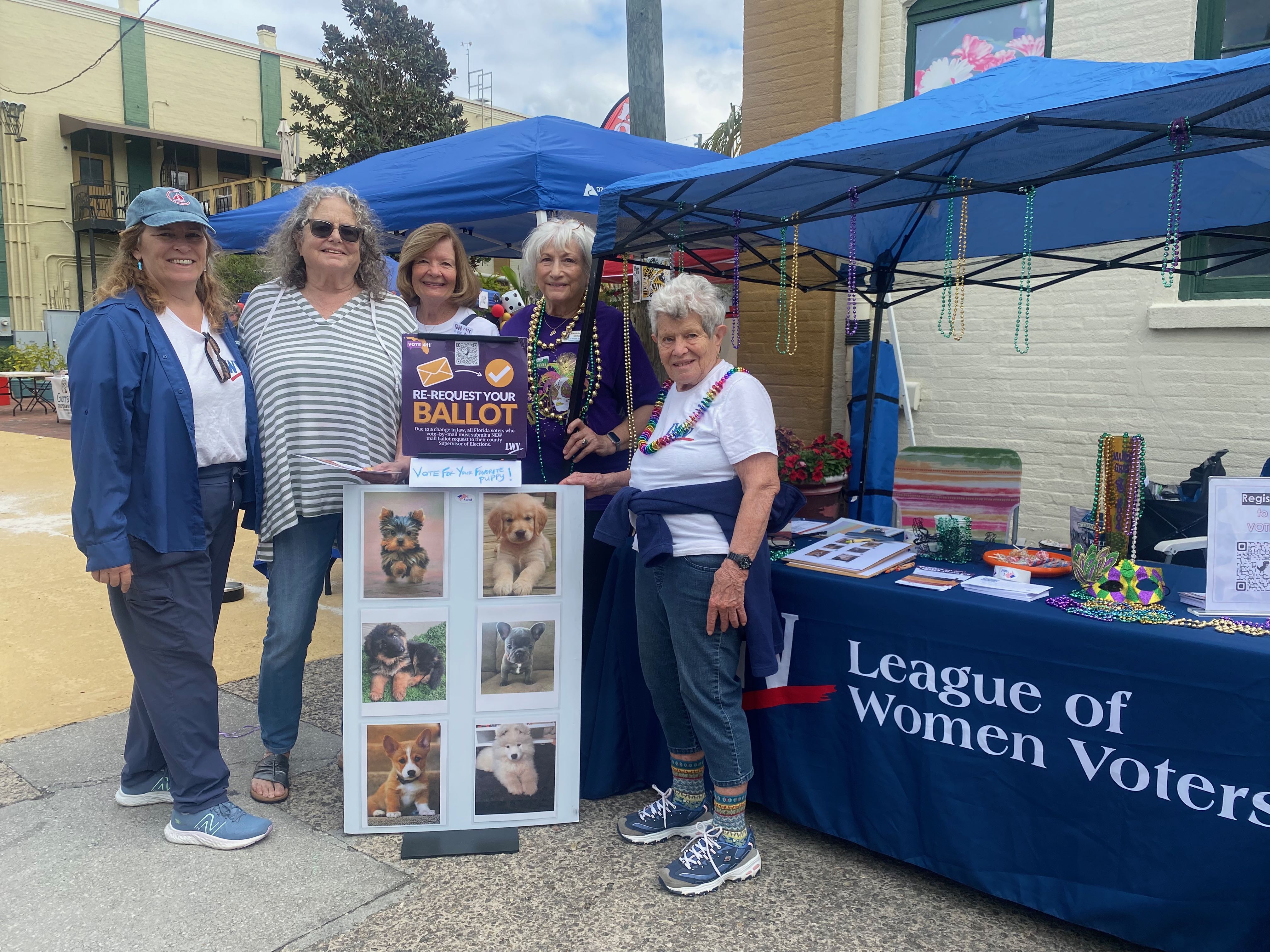 LWVVC Volunteers at the DeLand Dog Parade LWVVC Volunteers at the DeLand Dog Parade