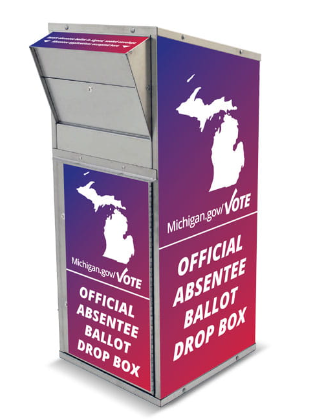 Michigan ballot drop box