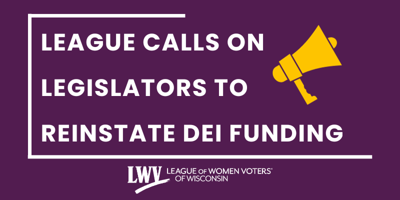 League Calls on Legislators to Reinstate DEI Funding