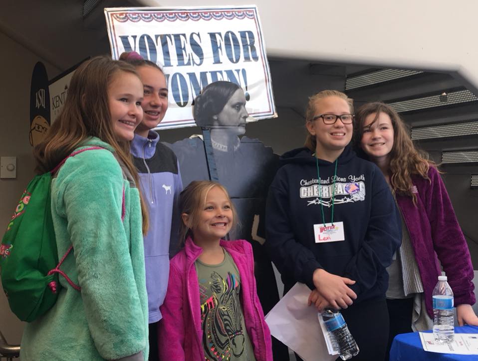 Girl Scouts of Northeast Ohio at The VOTER Girl Project