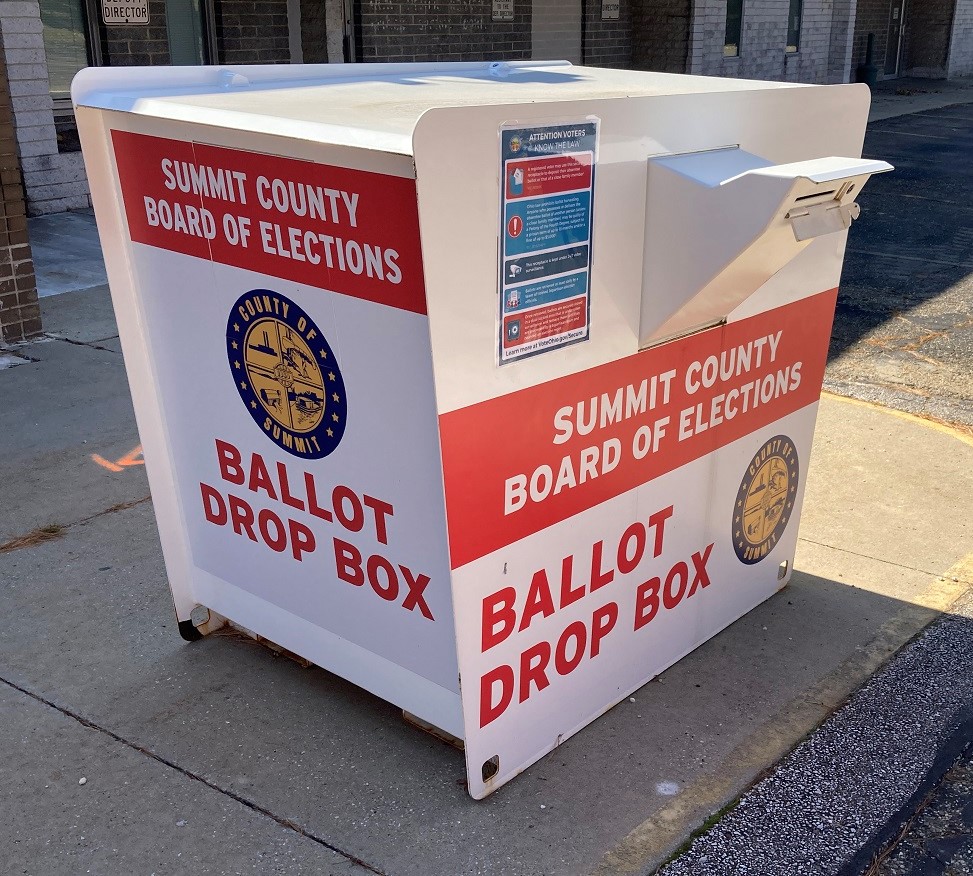 ballot box outside