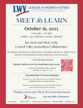 October 16 Meet and Learn Luncheon