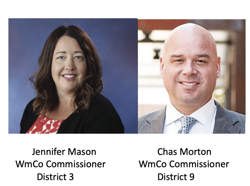 Photos of two commissioners