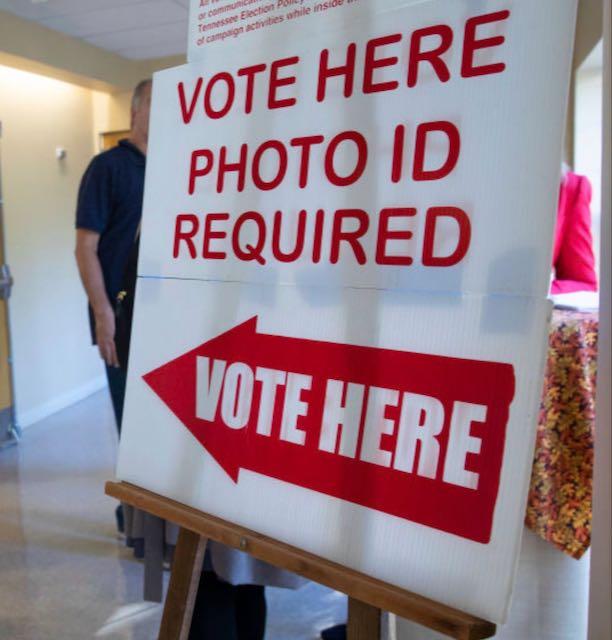 Brentwood Commission Election Vote Here Poster