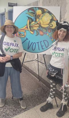 Early voting in New Orleans City Hall