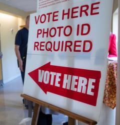 Vote Here Poster