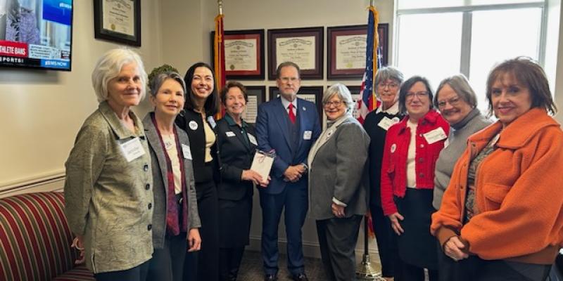 Photo of members with Legislator